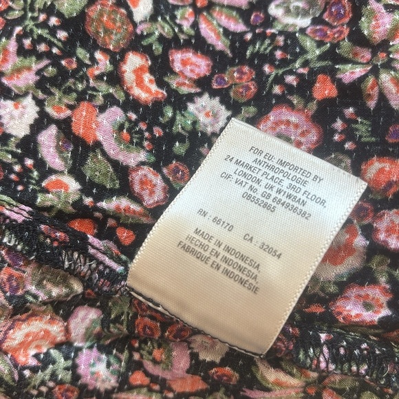 Maeve Anthropologie Flowy Pink and Purple Floral Button Down Too 0079 - Picture 11 of 11